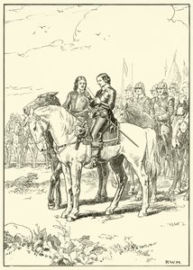 Oliver Cromwell (tinta papíron) alkotó: English School