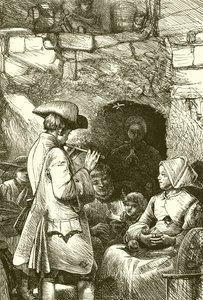 Oliver Goldsmith az éjszakai szállásán játszik alkotó: English School