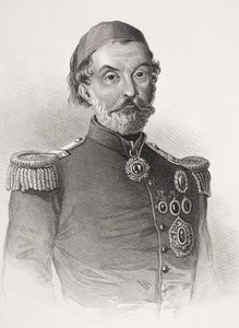 Omar Pasha Latas, a "Történelmi portrék galériájából", megjelent 1880 körül alkotó: English School