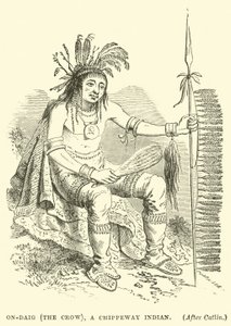 On-Daig (a varjú), egy Chippeway indián alkotó: English School