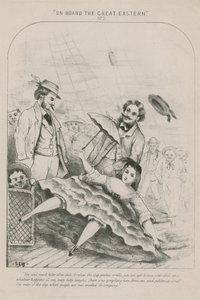 A Great Eastern fedélzetén; sétál a fedélzeten alkotó: English School