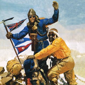 Az Everest tetején alkotó: English School