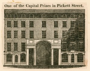 Az egyik fővárosi díj a Pickett Streeten, a Temple Bar-ban, Londonban alkotó: English School