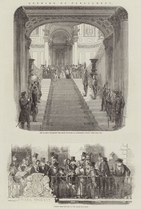 Parlament megnyitása (metszet) alkotó: English School