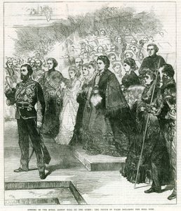 Viktória királynő megnyitotta a Royal Albert Hallt alkotó: English School