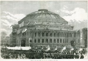 Viktória királynő megnyitotta a Royal Albert Hallt alkotó: English School