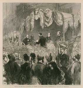 A Királyi Akvárium megnyitója alkotó: English School