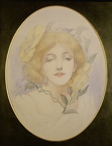 Ophelia, 1890 körül (akvarell, papír) alkotó: English School