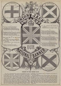 Az Union Jack eredete (metszet) alkotó: English School
