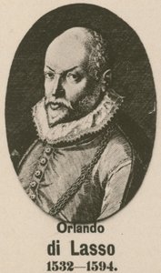 Orlando di Lasso (mélynyomás) alkotó: English School
