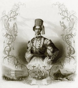 Ottó, Görögország királya alkotó: English School