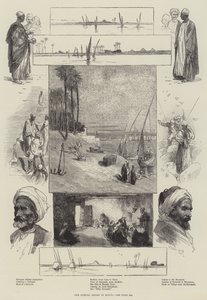 Különleges művészünk Egyiptomban (metszet) alkotó: English School