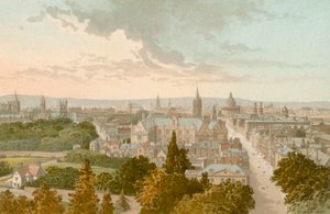 Oxford a Magdalen Towerből alkotó: English School