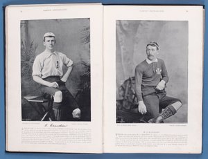 Oldal a híres futballistáktól 1895-96, Thomas Crawshaw és William Bancroft közreműködésével, 1896 alkotó: English School