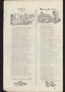 Oldal a Glasgow-i Vásárról szóló szórólapból, 1835. július 23-án (metszet) alkotó: English School