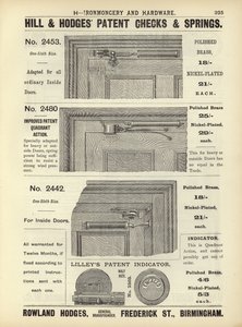Oldal a The Architects, Surveyors and Engineers Compendium 1892-ből