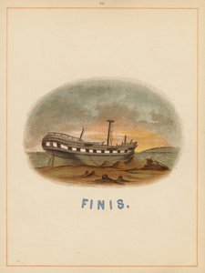 Oldal a The Boats of the World című könyvből, 19. század vége (színes litográfia) alkotó: English School