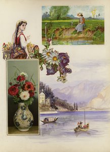 Oldal a késő viktoriánus vendégkönyvből (multimédiás)
