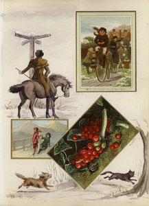 Oldal a késő viktoriánus vendégkönyvből (multimédiás)