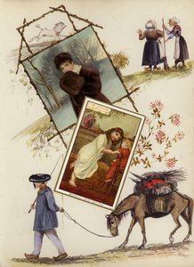 Oldal a késő viktoriánus vendégkönyvből (multimédiás)