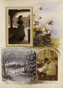 Oldal a késő viktoriánus vendégkönyvből (multimédiás)