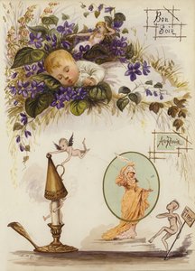 Oldal a késő viktoriánus vendégkönyvből (multimédiás)