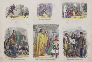 Oldal a Vonzó képeskönyvből (színes metszet) alkotó: English School
