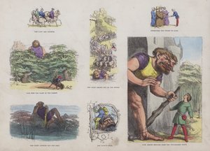 Oldal a Vonzó képeskönyvből (színes metszet) alkotó: English School
