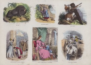 Oldal a Vonzó képeskönyvből (színes metszet) alkotó: English School