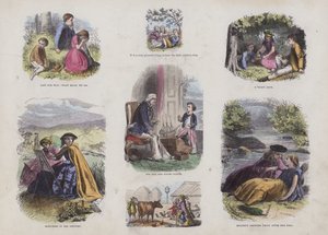 Oldal a Vonzó képeskönyvből (színes metszet) alkotó: English School