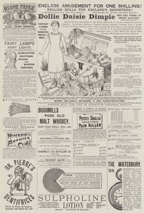 Hirdetések oldala (metszet) alkotó: English School