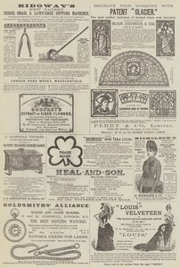 Hirdetések oldala (metszet) alkotó: English School