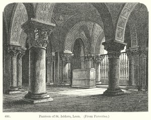 Szent Isidoró Panteonja, León (metszet) alkotó: English School