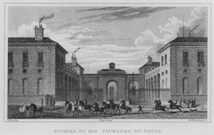 Párizs, Királyi istálló, Faubourg Du Roule (metszet) alkotó: English School
