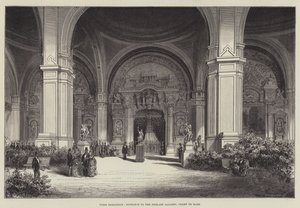 Párizsi Kiállítás, Bejárat a Képzőművészeti Galériába, Champ de Mars (metszet) alkotó: English School