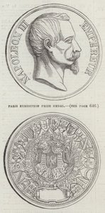 Párizsi Kiállítás Díjérem (metszet) alkotó: English School