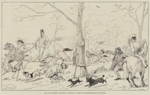 Párizs lóháton, Bois de Boulogne és Madame de Lesseps (metszet) alkotó: English School