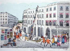 Párizsi utcák, Roger Bookem „De Paris a Douvres” című művéből alkotó: English School
