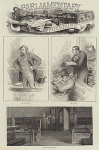 Parlamenti eljárás (metszet) alkotó: English School