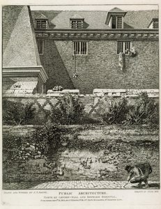 A London Wall és a Bethlem Kórház része alkotó: English School