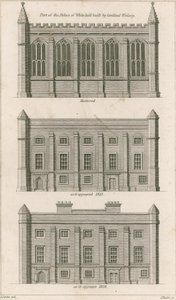 A Wolsey bíboros által épített Whitehall palota része alkotó: English School