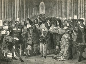 Pálos séta II. Károly király uralkodása idején alkotó: English School