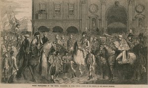 1748-ban a királyi börzén kihirdették a békét alkotó: English School