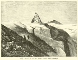 A Matterhorn csúcsa, Svájc alkotó: English School