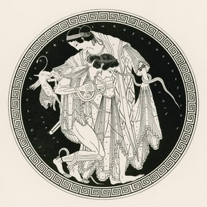 Peleus és Thetis (metszet) alkotó: English School