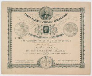 Penny Postage jubileumi ünnepség alkotó: English School