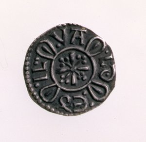 Penny of Offa, Mercia királya, 757-96 (fordítva) (ezüst) (előlapját lásd: 168071)