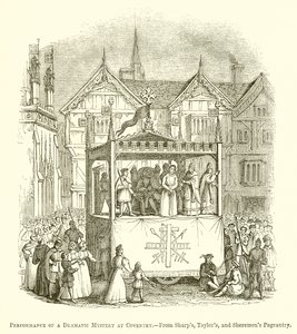 Drámai misztérium előadása Coventryben alkotó: English School