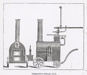 Perkinss Steam Gun alkotó: English School