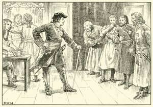 Nagy Péter leborotválja a nemeseket (tinta papíron) alkotó: English School